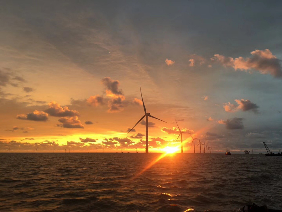 浙江省首个海上风电项目累计发电突破1亿度